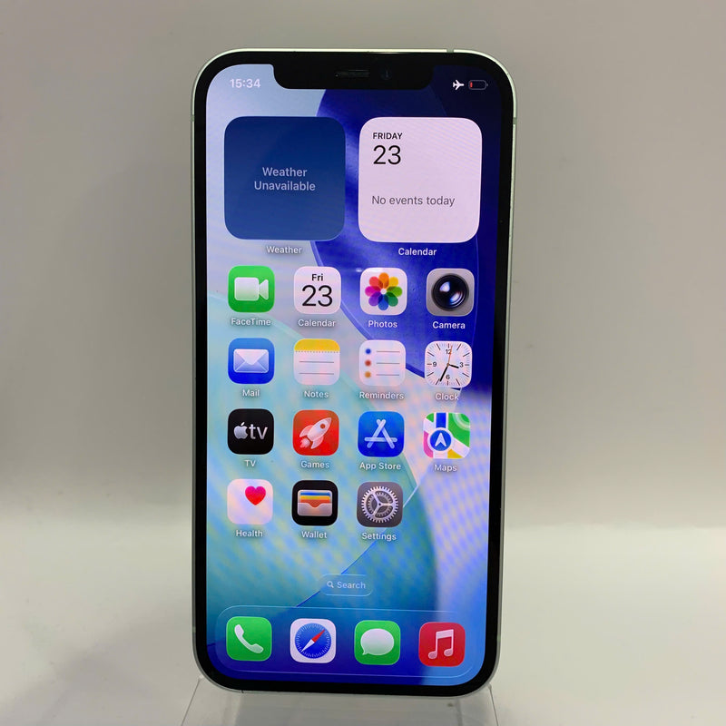 iPhone 12 128GB Green 98% battery 100% The device has paid off all network bills and is used like an Apple International (broken edges, DTP) - HH7407 