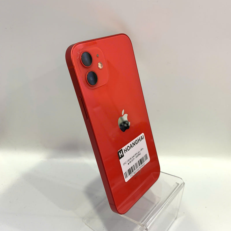 iPhone 12 128GB Red 98% battery 100% International from SB (No SB sim - Battery replaced) - HH9842 