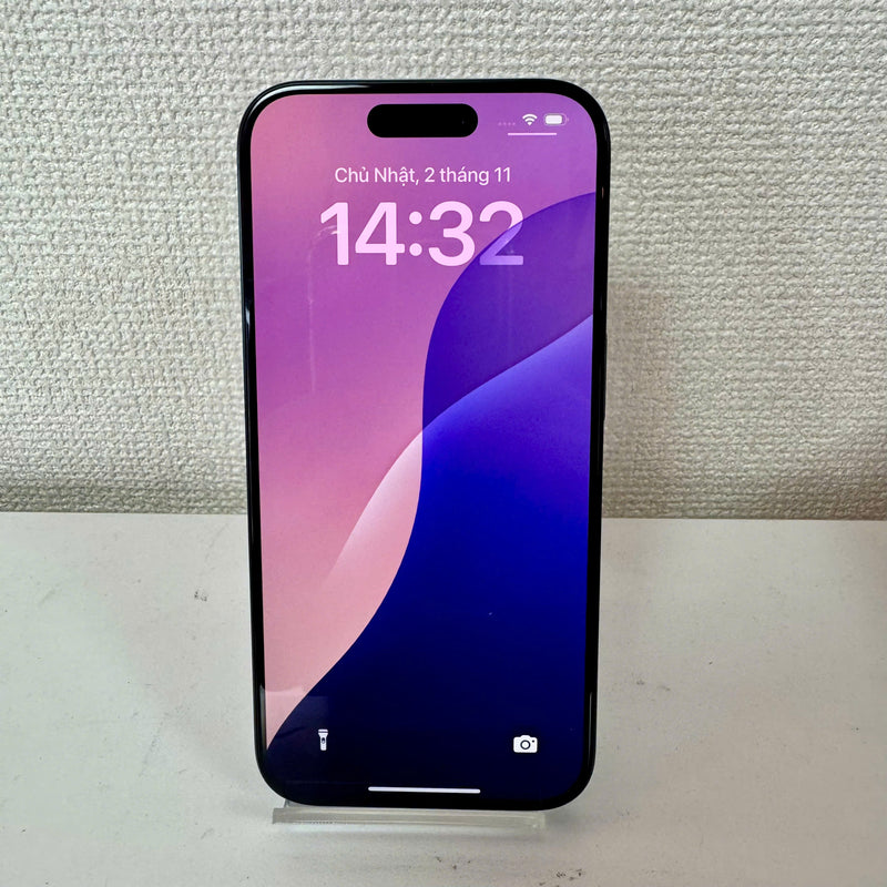 iPhone 15 Pro 128GB Blue 98% battery 88% The device has paid off all network bills and is used like an Apple International (Screen scratches) - HH1047 