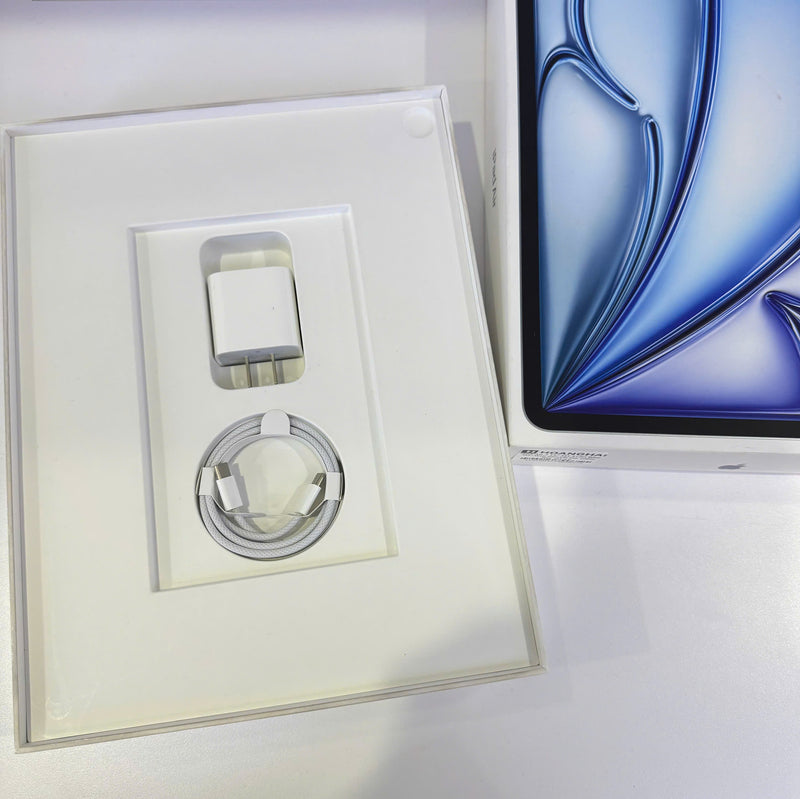 Ipad Air 7 M3 2025 13" 512GB Blue 5G + Wifi 99% Fullbox 100% battery International Apple (Charged 6 times) - HH8472 