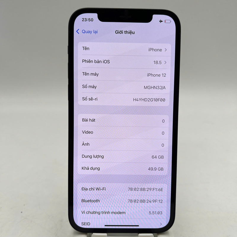 iPhone 12 64GB Black 98% battery 86% The device has paid off all network fees and is used like an Apple International (scratched edges, scratched orange edges) - HH0296 