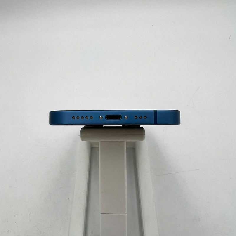 iPhone 13 128GB Blue 98% battery 100% Apple International (Replaced battery, scratched edges) - HH4384 