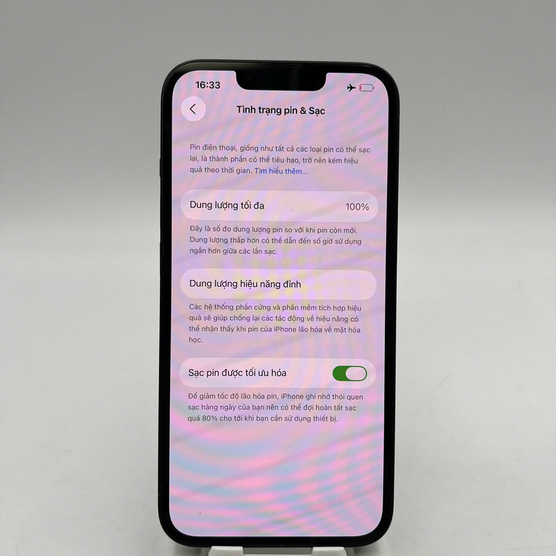iPhone 14 128GB Black 98% battery 100% International from AU (No AU sim - scratched edges, DTP) - HH9388 