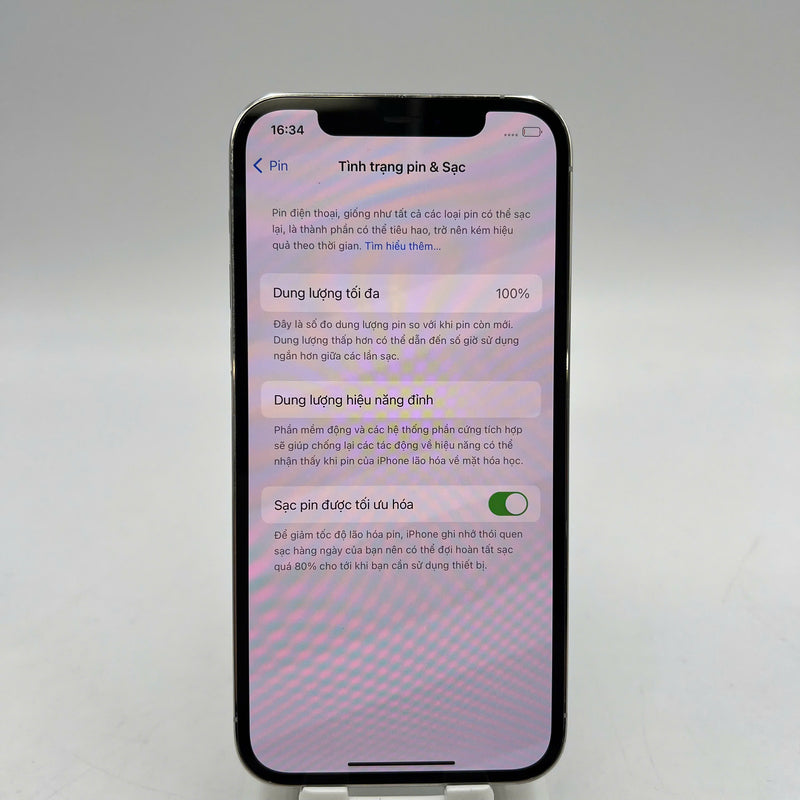 iPhone 12 Pro 256GB White 98% battery 100% The device has paid all network fees and is used like Apple International (scratches on the edge, 1x spot, DTP) - HH6005 