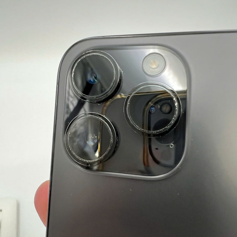 iPhone 14 Pro 256GB Black 98% battery 100% The device has paid off all network bills and is used like Apple International (scratched orange border, 0.5x/3x spots, DTP) - HH3020 