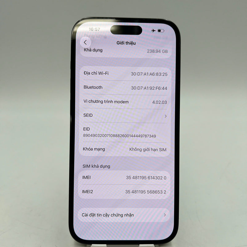 iPhone 14 Pro 256GB Black 98% battery 100% The device has paid off all network bills and is used like Apple International (scratched orange border, 0.5x/3x spots, DTP) - HH3020 