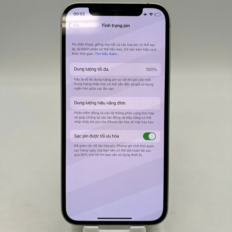 iPhone 12 256GB Green 98% battery 100% The device has paid all network fees and is used like an Apple International (scratched edges, DTP) - HH5477 