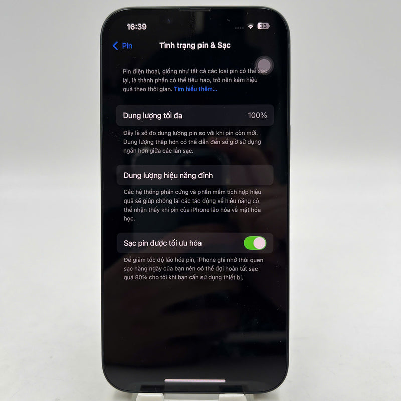 iPhone 14 128GB Black 100% Fullbox International Apple CPO - HH9866 