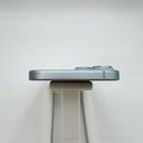 iPhone 15 256GB Blue 98% battery 100% International from SB (No SB sim - Replaced battery, scratched edges, scratched orange edges) - HH5592 