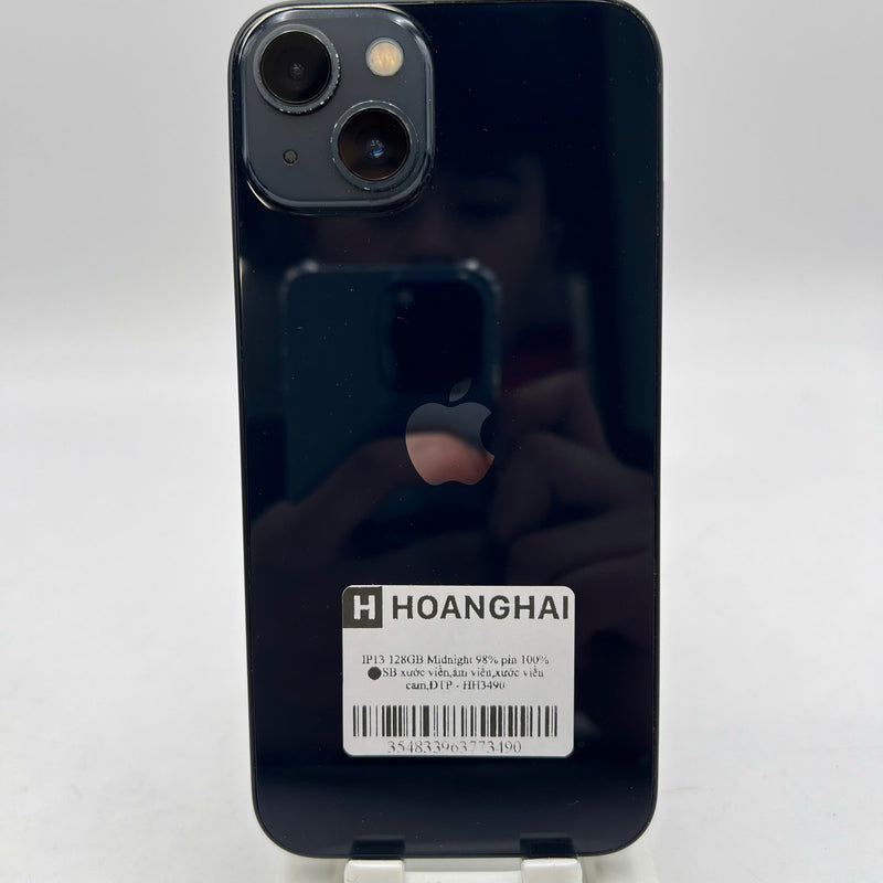 iPhone 13 128GB Black 98% battery 100% The device has paid all network fees and is used like Apple International (scratched edges, dark edges, scratched orange edges, DTP) - HH3490 