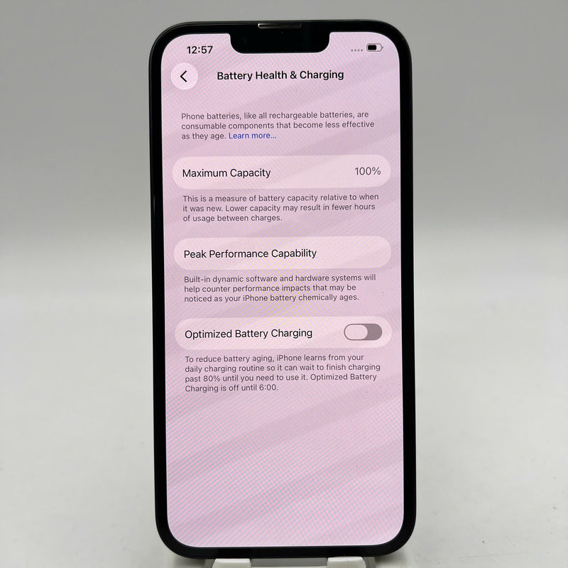 iPhone 13 128GB Black 98% battery 100% The device has paid all network fees and is used like Apple International (scratched edges, dark edges, scratched orange edges, DTP) - HH3490 
