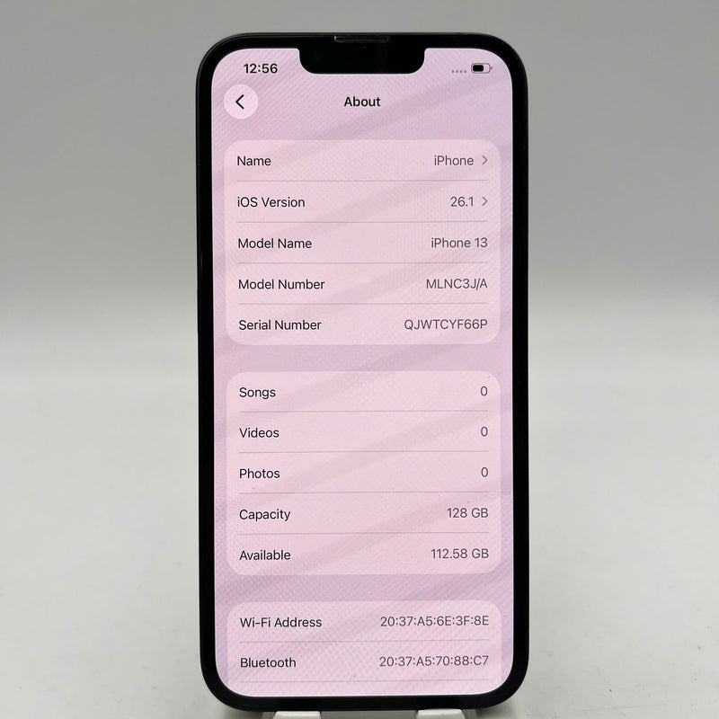iPhone 13 128GB Black 98% battery 100% The device has paid all network fees and is used like Apple International (scratched edges, dark edges, scratched orange edges, DTP) - HH3490 