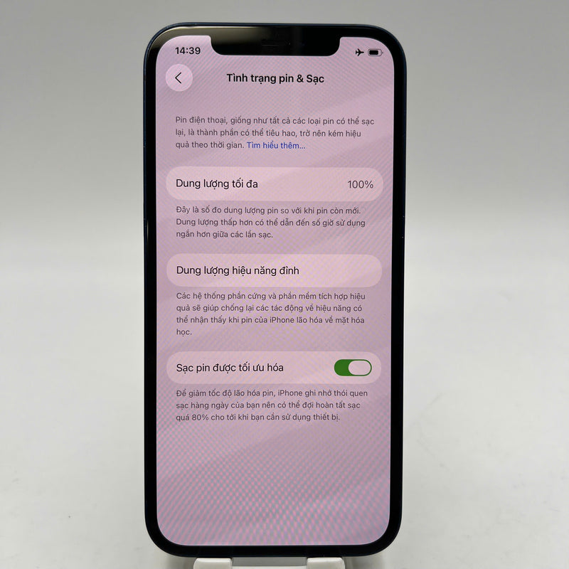 iPhone 12 128GB Blue 98% battery 100% The device has paid off all network bills and is used like an Apple International (scratched screen, scratched edges, and DTP) - HH7962 