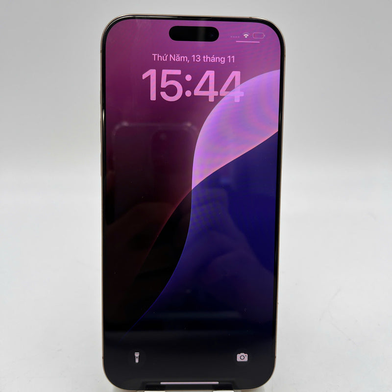 iPhone 16 Pro Max 512GB Desert Gold 98% battery 91% Apple International (dark border) - HH0764 