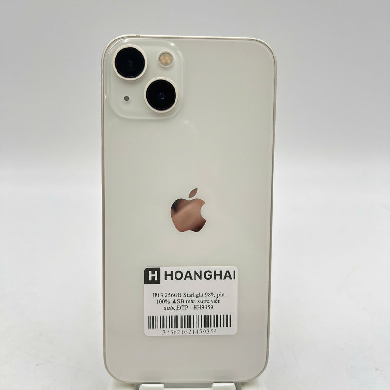 iPhone 13 256GB White 98% battery 100% International from SB (No SB sim used - Replaced battery, scratched screen, scratched edges) - HH9359 