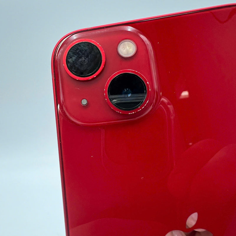 iPhone 13 128GB Red 98% battery 100% International from AU (Not using AU sim - battery replaced, dark edges, scratched orange edges) - HH1464 