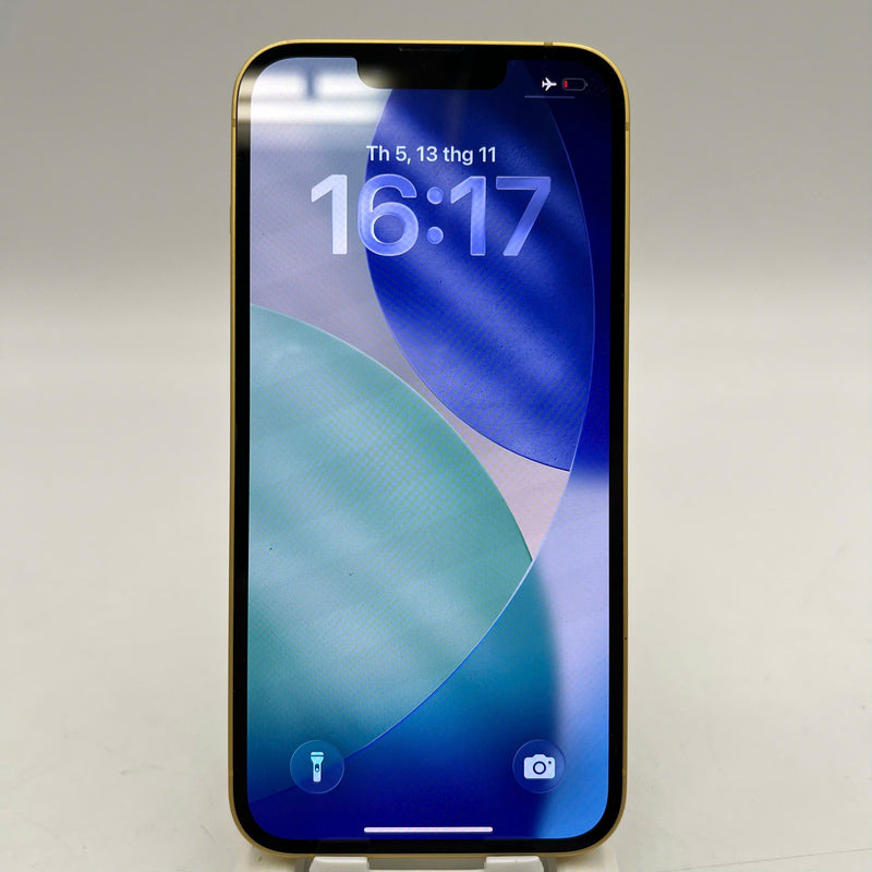 iPhone 14 128GB Gold 98% battery 100% Apple International (Battery replaced, dented edges) - HH7165 