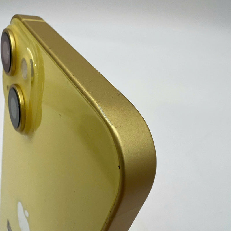 iPhone 14 128GB Gold 98% battery 100% Apple International (Battery replaced, dented edges) - HH7165 