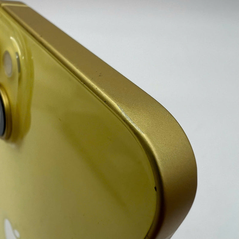 iPhone 14 128GB Gold 98% battery 100% Apple International (Battery replaced, dented edges) - HH7165 