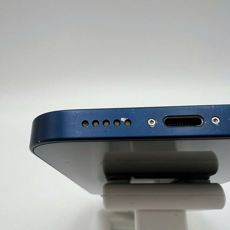 iPhone 12 256GB Blue 98% battery 100% The device has paid off all network fees and is used like an Apple International (Battery replaced, scratches on the edges, scratches on the orange edges) - HH9630 