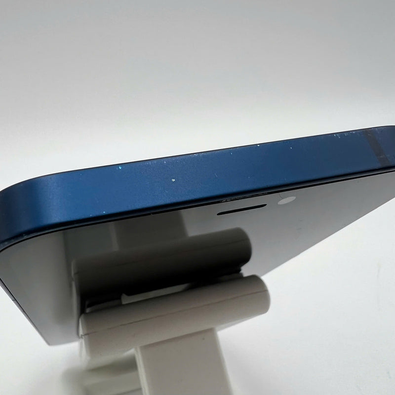 iPhone 12 256GB Blue 98% battery 100% The device has paid off all network fees and is used like an Apple International (Battery replaced, scratches on the edges, scratches on the orange edges) - HH9630 