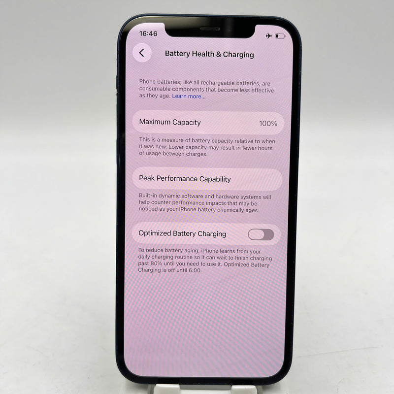 iPhone 12 256GB Blue 98% battery 100% The device has paid off all network fees and is used as an Apple International (Replaced battery, scratched edges, scratched orange edges) - HH7444 