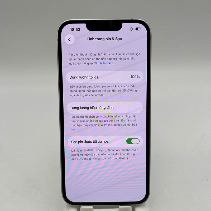 iPhone 14 256GB Purple 98% battery 100% International from AU (Does not use AU sim - scratches on edges, scratches on orange edges, DTP) - HH4124 