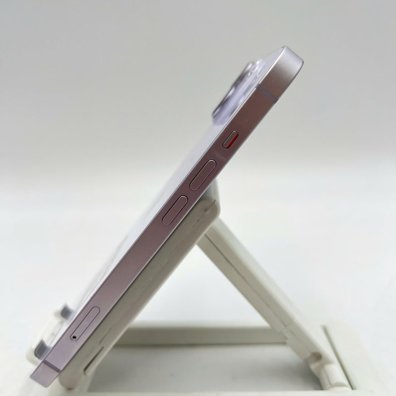 iPhone 14 256GB Purple 98% battery 100% International from AU (Does not use AU sim - scratches on edges, scratches on orange edges, DTP) - HH4124 