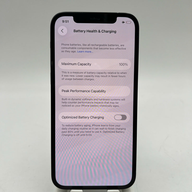 iPhone 12 64GB Black 98% battery 100% The device has paid all network fees and is used like an Apple International (Replaced battery, scratched edges, scratched orange edges) - HH8369 