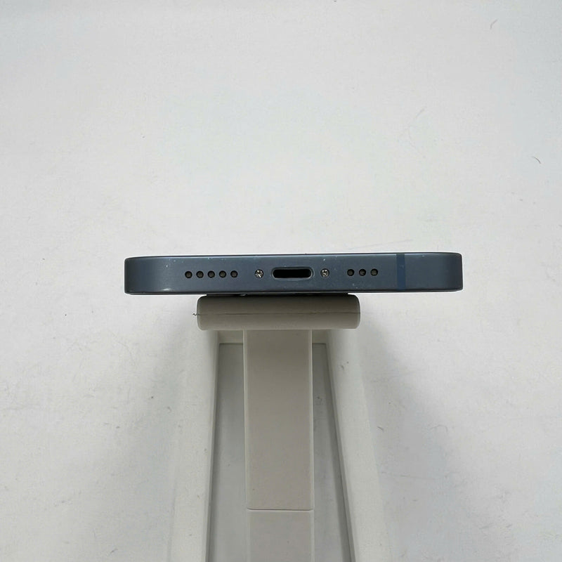 iPhone 14 128GB Blue 98% battery 100% International from DCM (No DCM sim - Replaced battery, scratched paint on the edge, scratched orange edge) - HH5710 