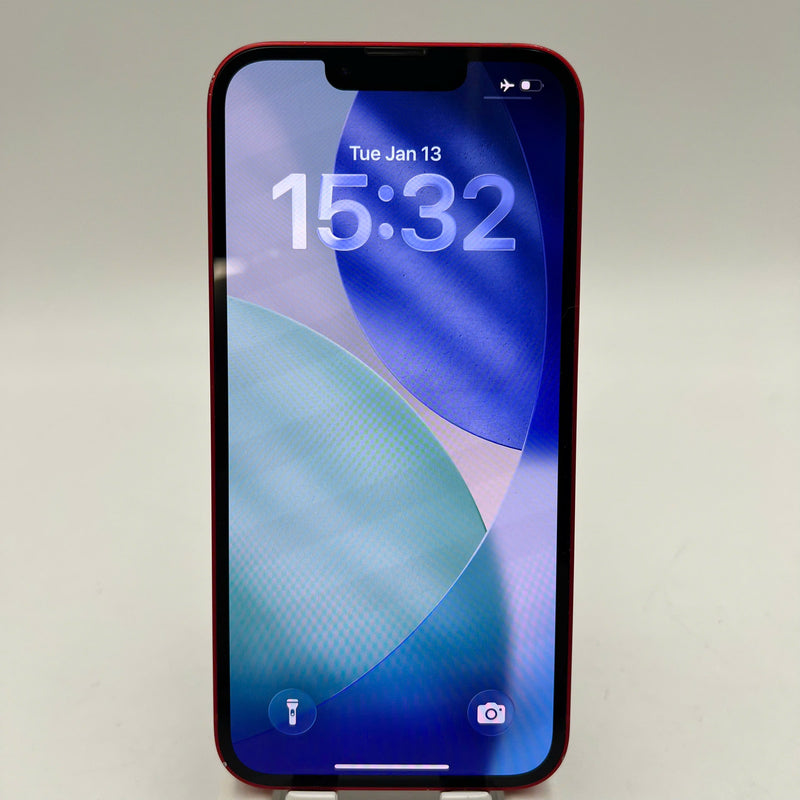 iPhone 13 128GB Blue 98% battery 100% International from SB (No SB sim - scratched edges, scratched orange edges, DTP) - HH0352 