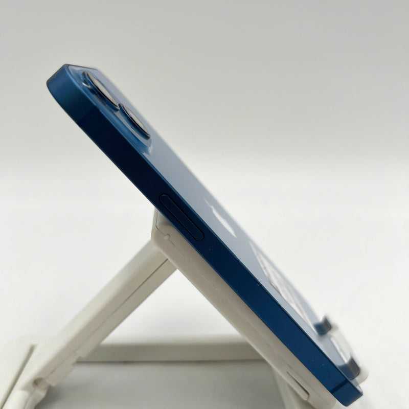 iPhone 13 128GB Blue 98% battery 100% International from SB (No SB sim - scratched edges, scratched orange edges, DTP) - HH0352 