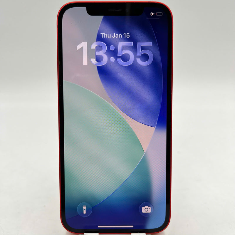 iPhone 12 128GB Red 98% battery 100% The device has paid all network fees and is used as an Apple International (Battery replaced) - HH8503 