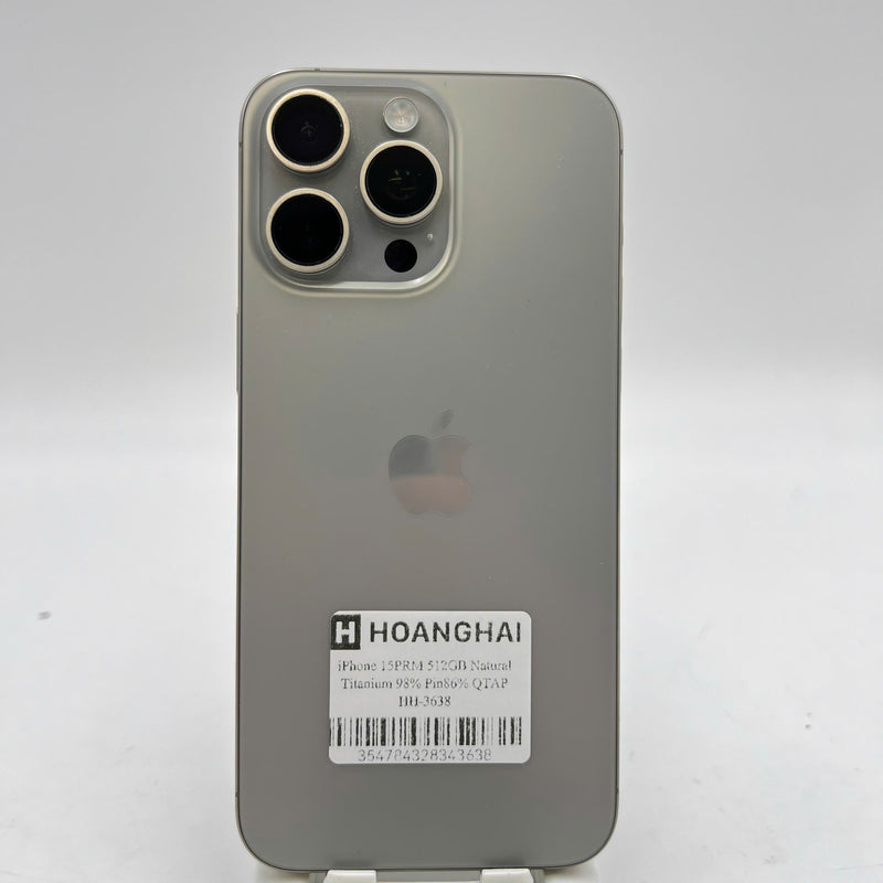 iPhone 15 Pro Max 512GB Natural 98% battery 86% International Apple - HH3638 