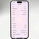 iPhone 15 Pro Max 256GB Black 98% battery 85% International from SB (No SB sim) - HH1964 