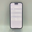 iPhone 15 128GB Black 97% battery 86% International from SB (No SB sim - scratches on edges and screen) - HH2832 