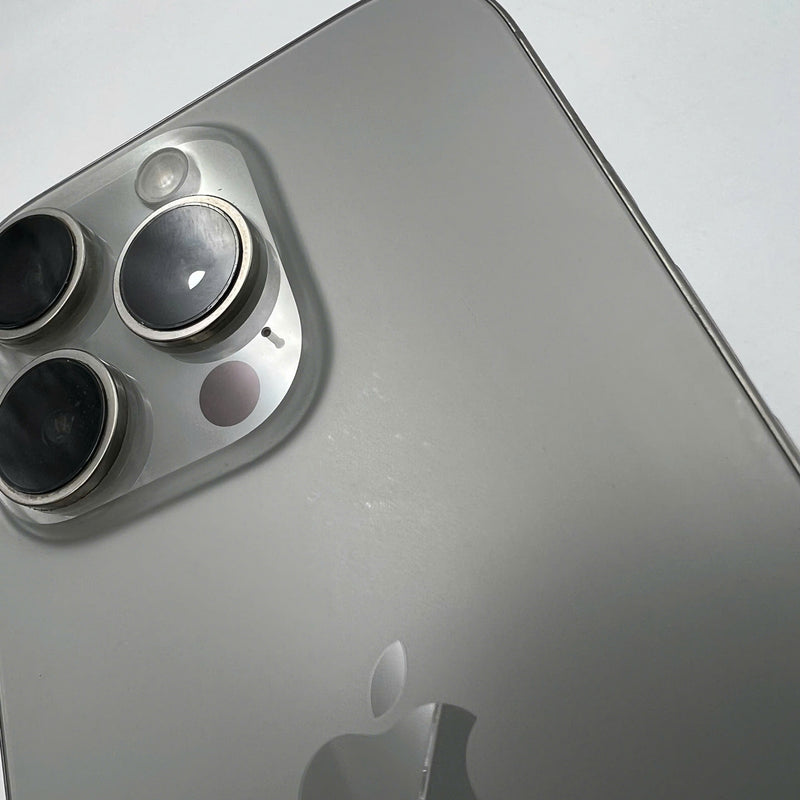 iPhone 16 Pro 256GB Natural 98% battery 93% International from SB (No SB sim - back black, screen scratches) - HH6491 