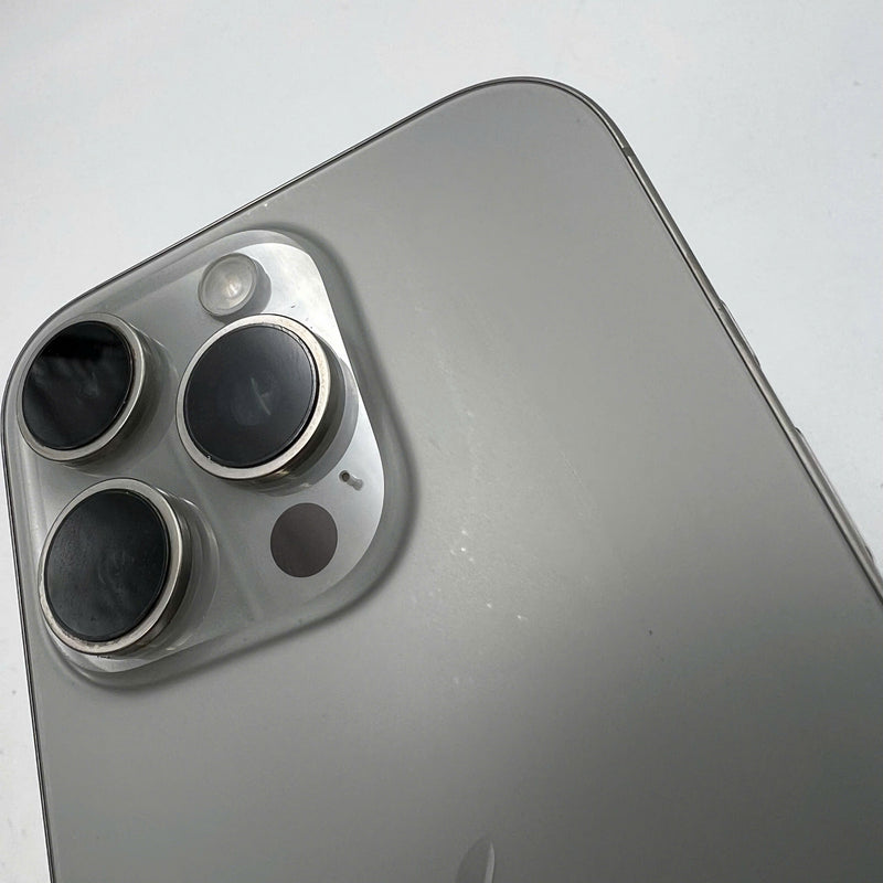 iPhone 16 Pro 256GB Natural 98% battery 93% International from SB (No SB sim - back black, screen scratches) - HH6491 