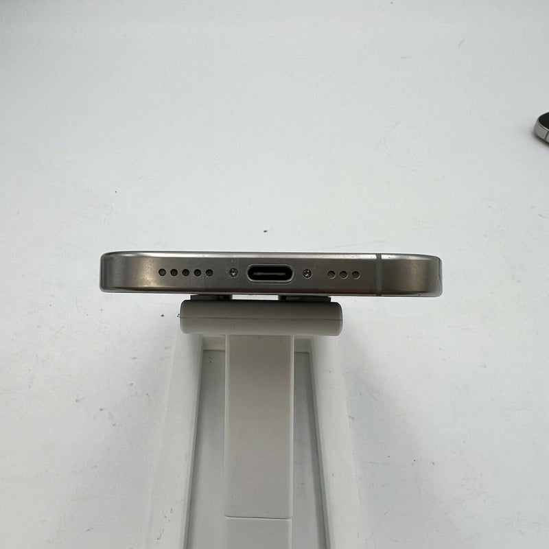 iPhone 16 Pro 256GB Natural 98% battery 93% International from SB (No SB sim - back black, screen scratches) - HH6491 