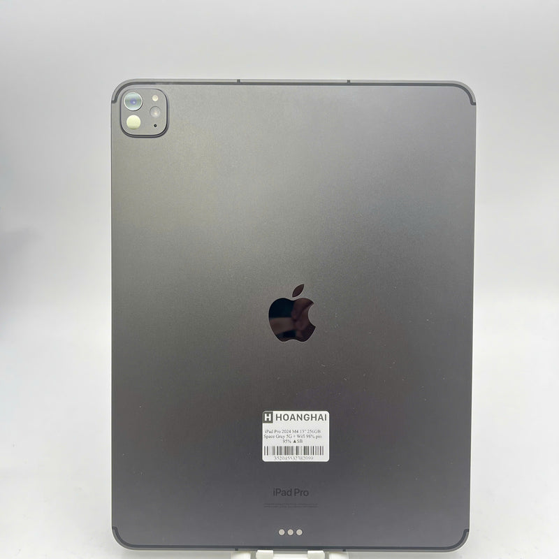 iPad Pro 2024 M4 13in 256GB Black 5G + Wifi 98% battery 95% from SB - HH2099 