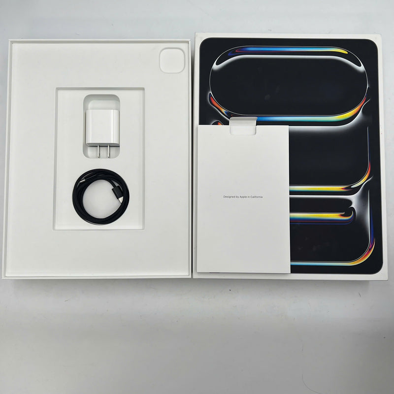 iPad Pro 2024 M4 13in 256GB Black 5G + Wifi 98% battery 95% from SB - HH2099 