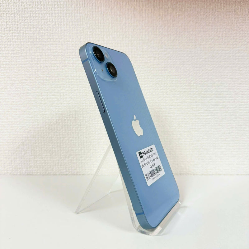 iPhone 14 Plus 128GB Blue 98% battery 87% Apple International (scratched screen) - HH9349 