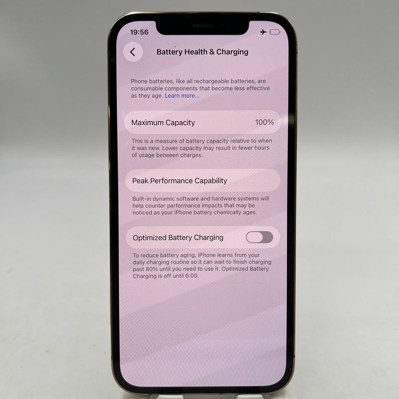 iPhone 12 Pro 256GB Gold 98% battery 100% The device has paid all network fees and is used like Apple International (1x spot, scratched edge, DTP) - HH0270 