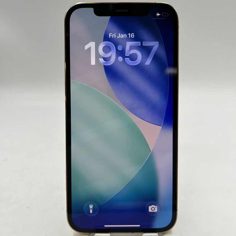 iPhone 12 Pro 256GB Gold 98% battery 100% The device has paid all network fees and is used like Apple International (1x spot, scratched edge, DTP) - HH0270 