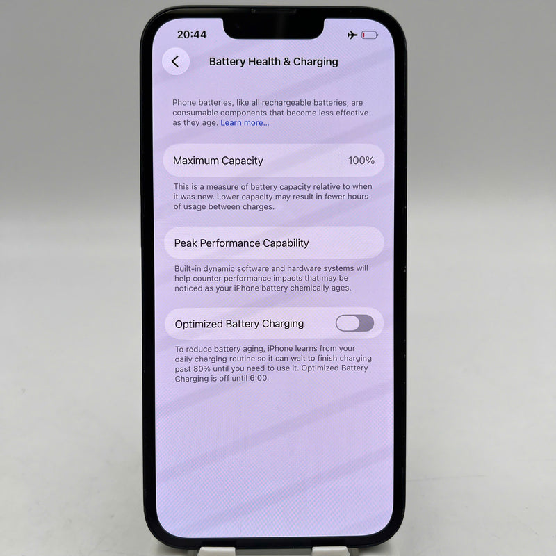iPhone 13 256GB Black 98% battery 100% International from AU (Does not use AU sim - scratched edges, scratched orange edges, DTP) - HH6869 