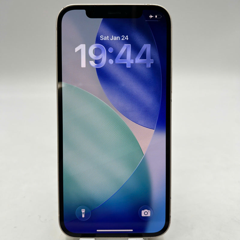 iPhone 12 256GB White 98% battery 100% International from SB (No SB sim - 1x spot, LKCH screen, scratched edges, DTP) - HH6016 