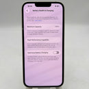 iPhone 14 128GB White 98% battery 100% International from DCM (No DCM sim - Replaced battery, scratched edges) - HH6287 