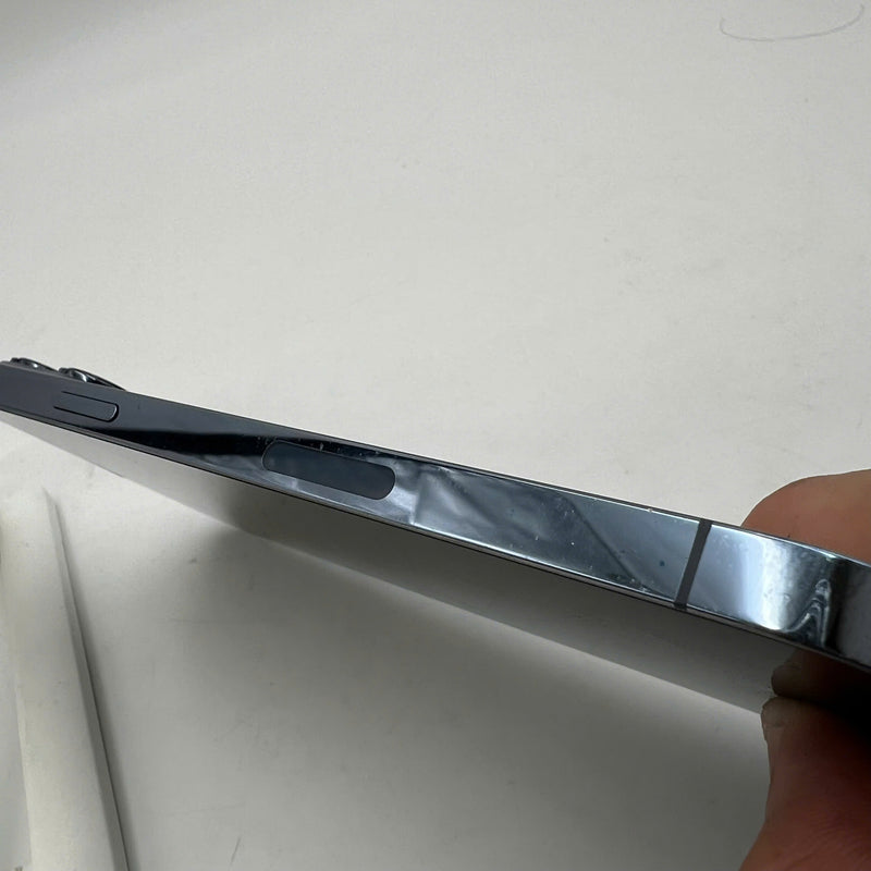 iPhone 13 Pro Max 128GB Blue 97% battery 85% DBH International Apple (code LL/A, screen and wave column dark, 1x orange ink stain, 4x orange spots, scratches on edges, screen, dark back, genuine Apple screen replacement) - HH4062 