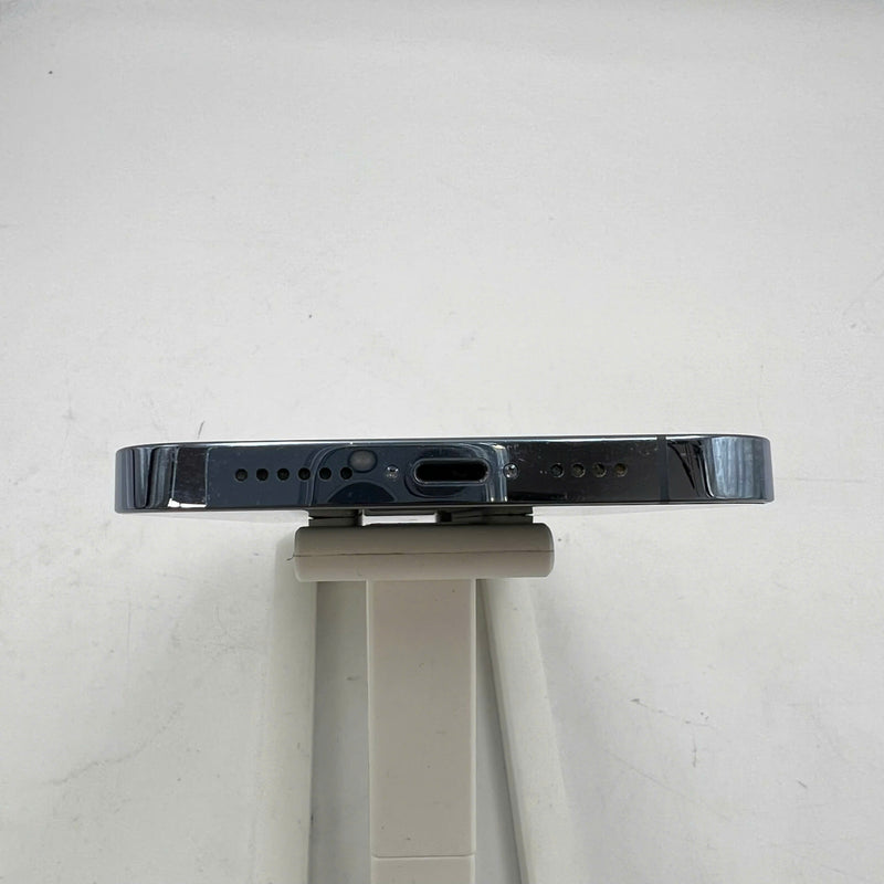 iPhone 13 Pro Max 128GB Blue 97% battery 85% DBH International Apple (code LL/A, screen and wave column dark, 1x orange ink stain, 4x orange spots, scratches on edges, screen, dark back, genuine Apple screen replacement) - HH4062 