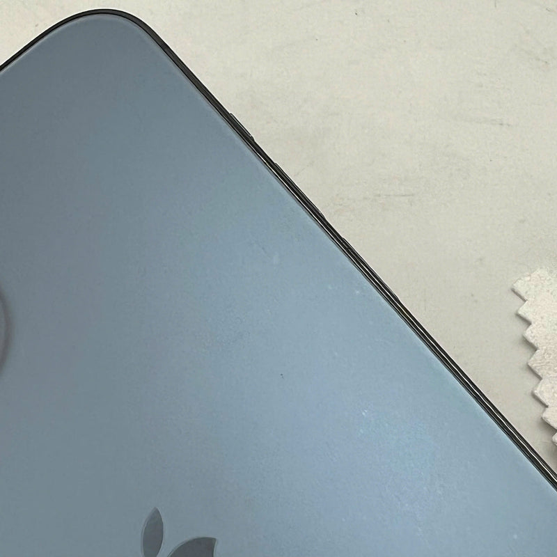 iPhone 13 Pro Max 128GB Blue 97% battery 85% DBH International Apple (code LL/A, screen and wave column dark, 1x orange ink stain, 4x orange spots, scratches on edges, screen, dark back, genuine Apple screen replacement) - HH4062 